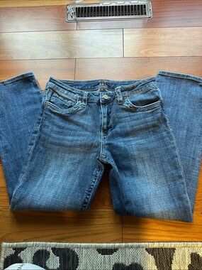 Kut From The Kloth Womens Dark Blue Straight Leg Jeans size 10